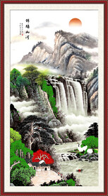 玄关山水