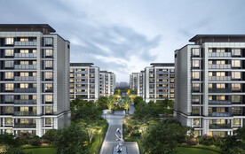 住宅中轴小鸟瞰