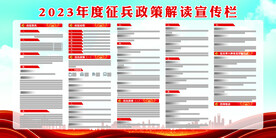 征兵  兵  宣传栏 2023