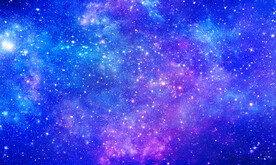 蓝色星空背景