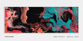 抽象禅意水墨画