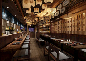 日式餐厅效果图