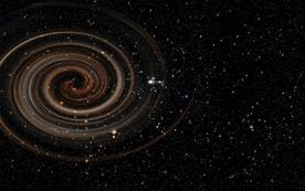 浩瀚旋涡星空背景