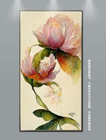 欧美华丽高端复古风花卉装饰画