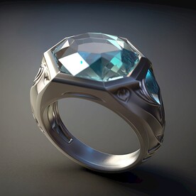 古老的宝石戒指