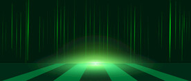 绿色科技光线聚焦动感闪光背景