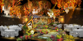 秋日森林婚礼效果图