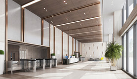 现代大堂效果图