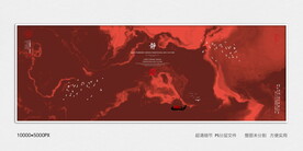 中国风红色喜庆装饰画