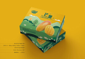 芒果包装 平面图