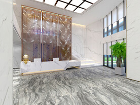 现代风格大堂效果图