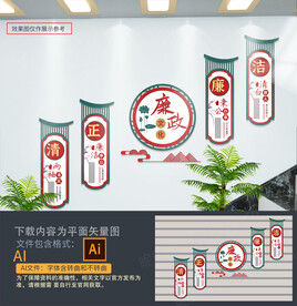 廉政楼梯文化墙