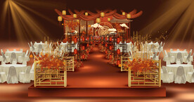 传统中式婚礼效果图