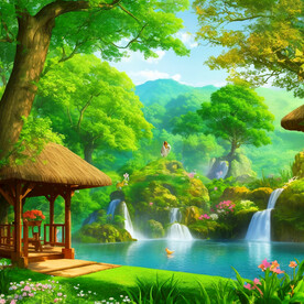 梦幻风景图片