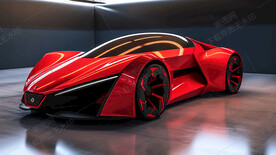 红色概念车