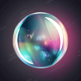 彩色泡泡