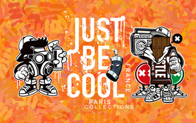 潮流涂鸦系列背景壁画设计