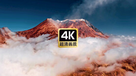 远山山顶云海美景