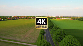 唯美城市郊区公路美景