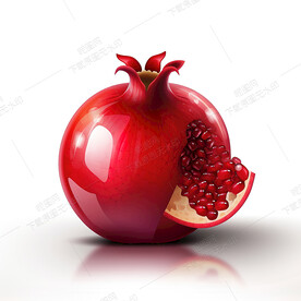 卡通红石榴