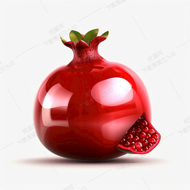 卡通红石榴