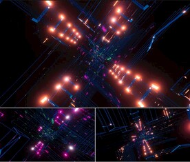 3D空间穿梭灯光秀led视频