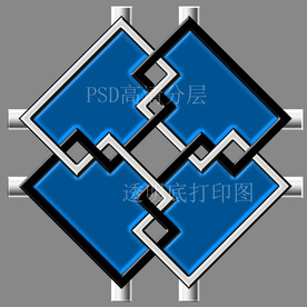 高清分层透明底饰花打印图