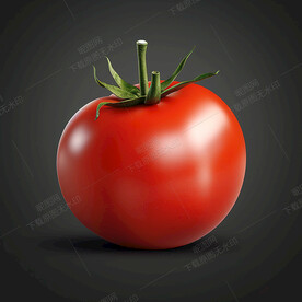 手绘高清西红柿