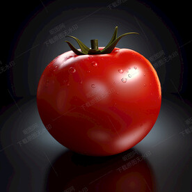 手绘高清西红柿