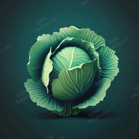 卡通卷心菜
