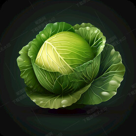卡通卷心菜