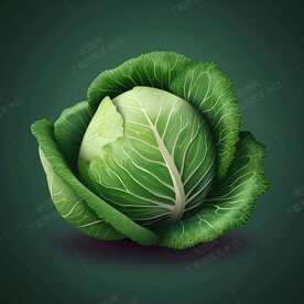 一个高清卷心菜