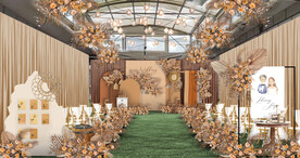 香槟色婚礼仪式区