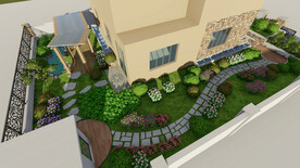 庭院院子景观设计案例效果图