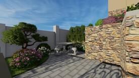 庭院院子景观设计案例效果图