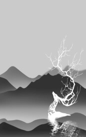 高清分层透明底推拉门打印图