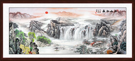 客厅山水画