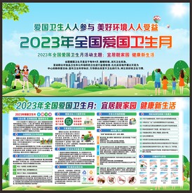 爱国卫生月宣传栏