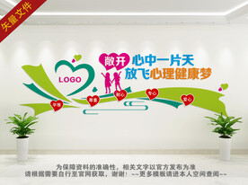 心理健康文化墙