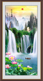 流水生财 高山流水