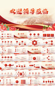 热烈欢迎上级领导莅临指导PPT