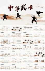 中国功夫文化中华武术动态PPT