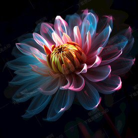 唯美绽放的花朵