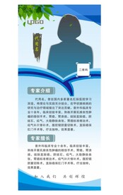 人物介绍展架