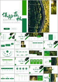 湿地环境保护生态森林业PPT