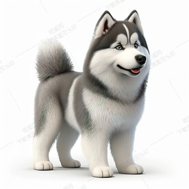 阿拉斯加雪橇犬幼犬