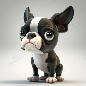 可爱的波士顿梗