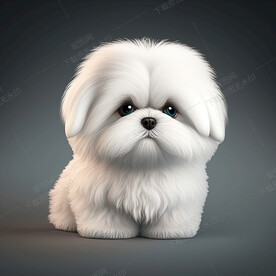 白色马尔济斯犬