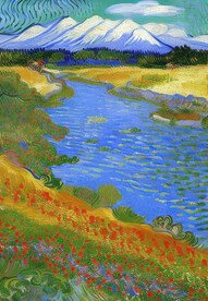 梵高风格风景油画