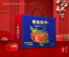 西红柿礼盒 碱地柿子包装